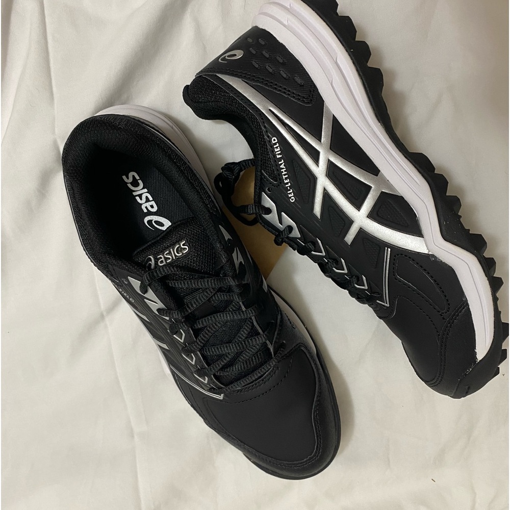 Never worn before Asics turf shoes